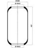 SCANI 0402315 Boot, air suspension